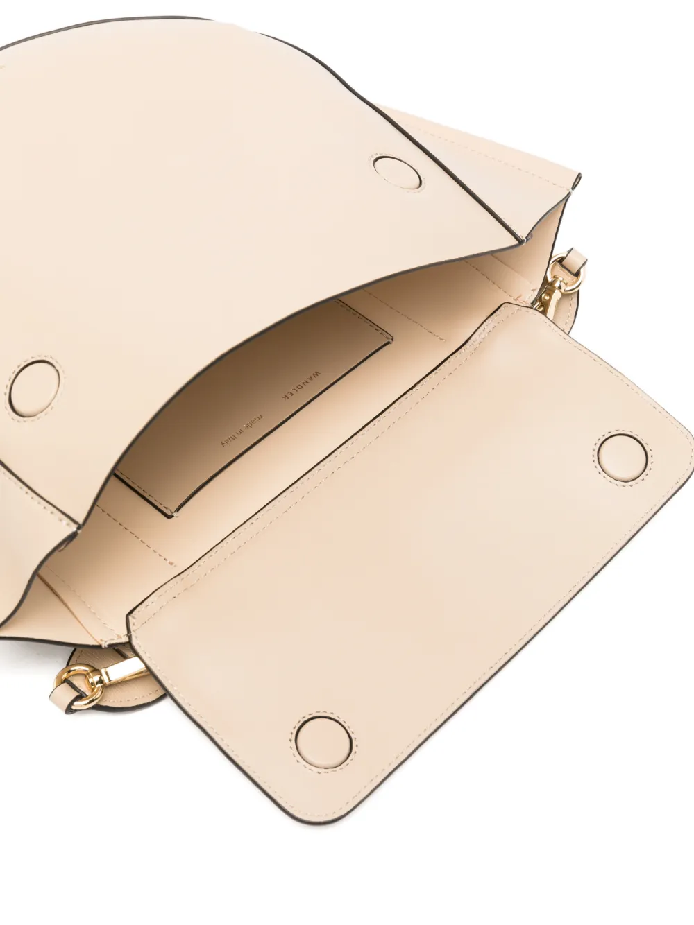 Wandler Hortensia leren shopper Beige