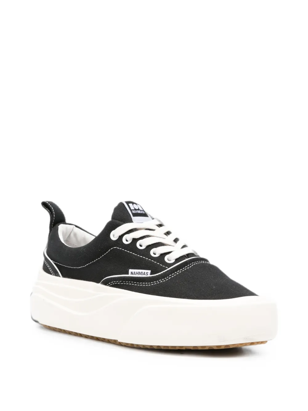 Nahmias platform lace-up sneakers Zwart