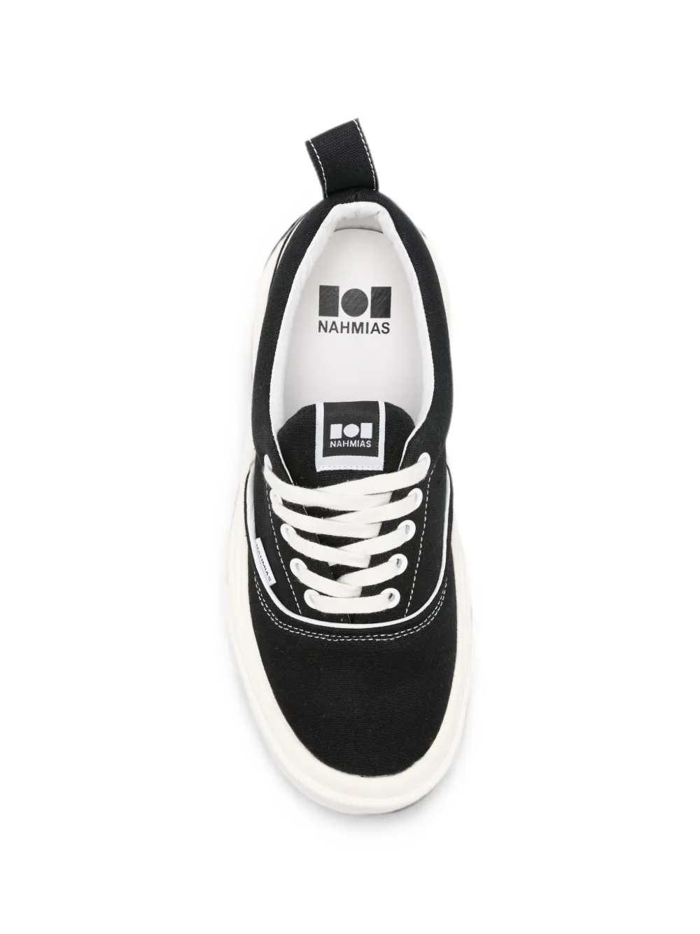 Nahmias platform lace-up sneakers Zwart