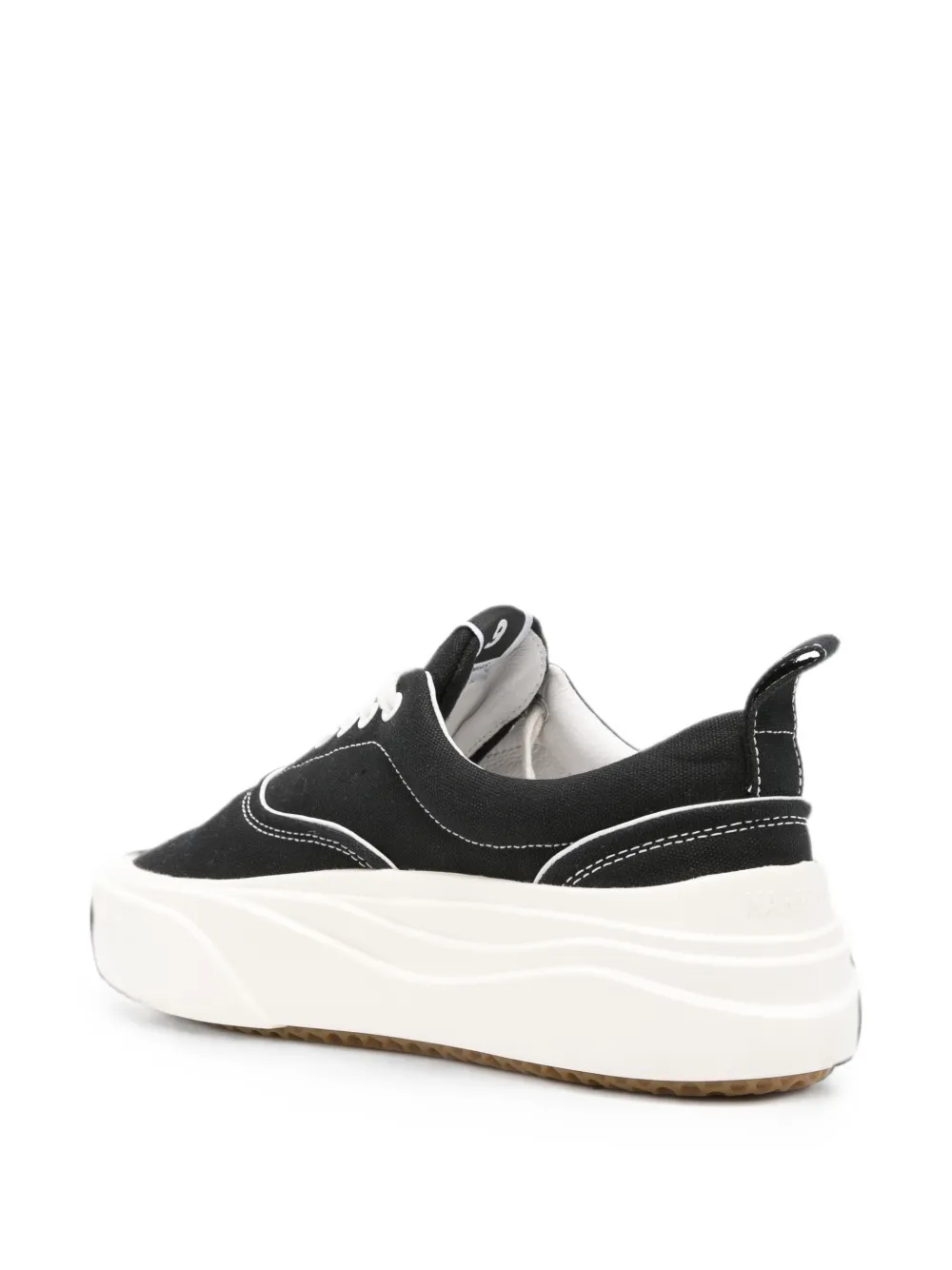 Nahmias platform lace-up sneakers Zwart