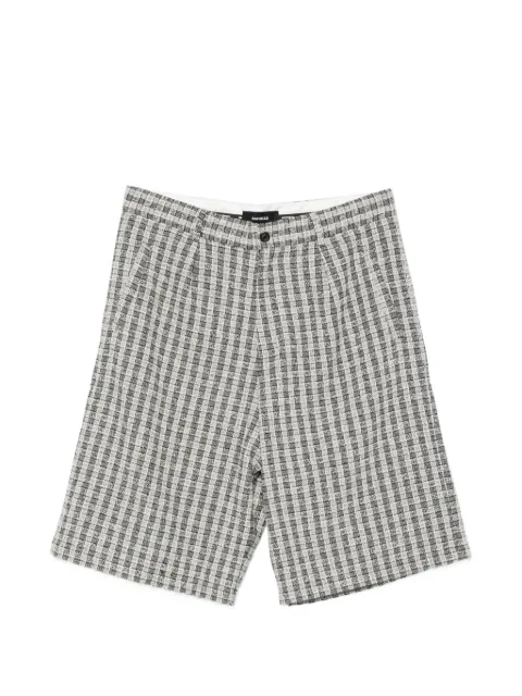Nahmias check-pattern buttoned shorts