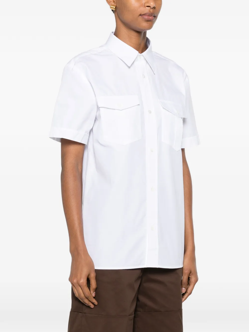 A.P.C. Overhemd met klepzak Wit