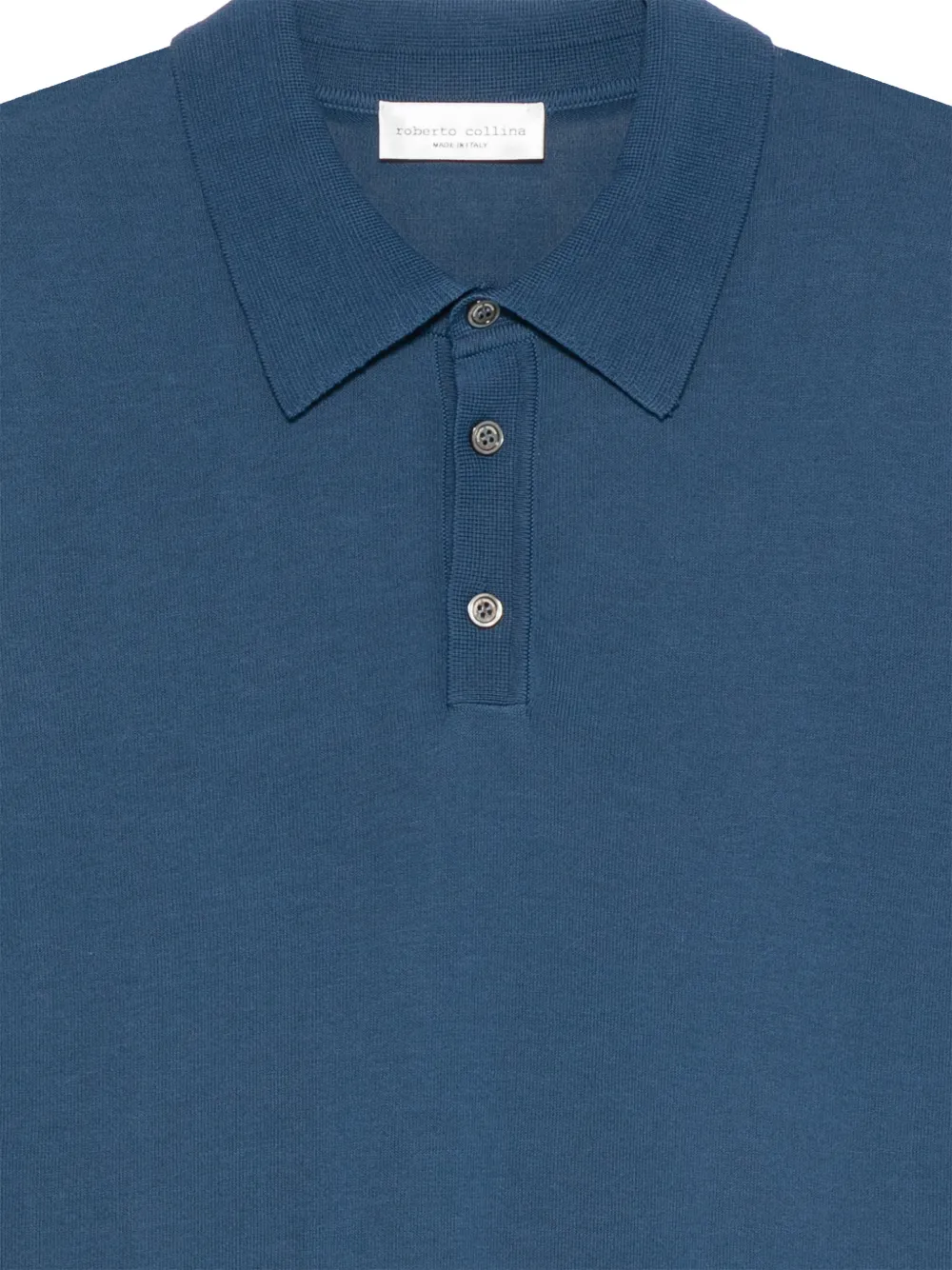 Roberto Collina Poloshirt Blauw