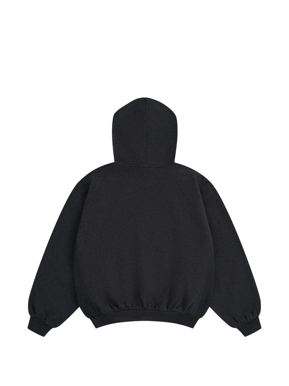 GOSHA RUBCHINSKIY Hoodie met wafelvoering en rits Grijs