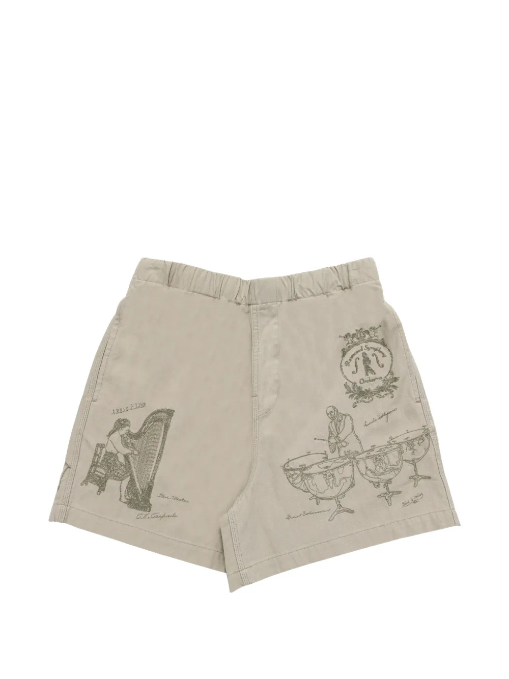 Samuel Zelig Orchestra shorts - Grey