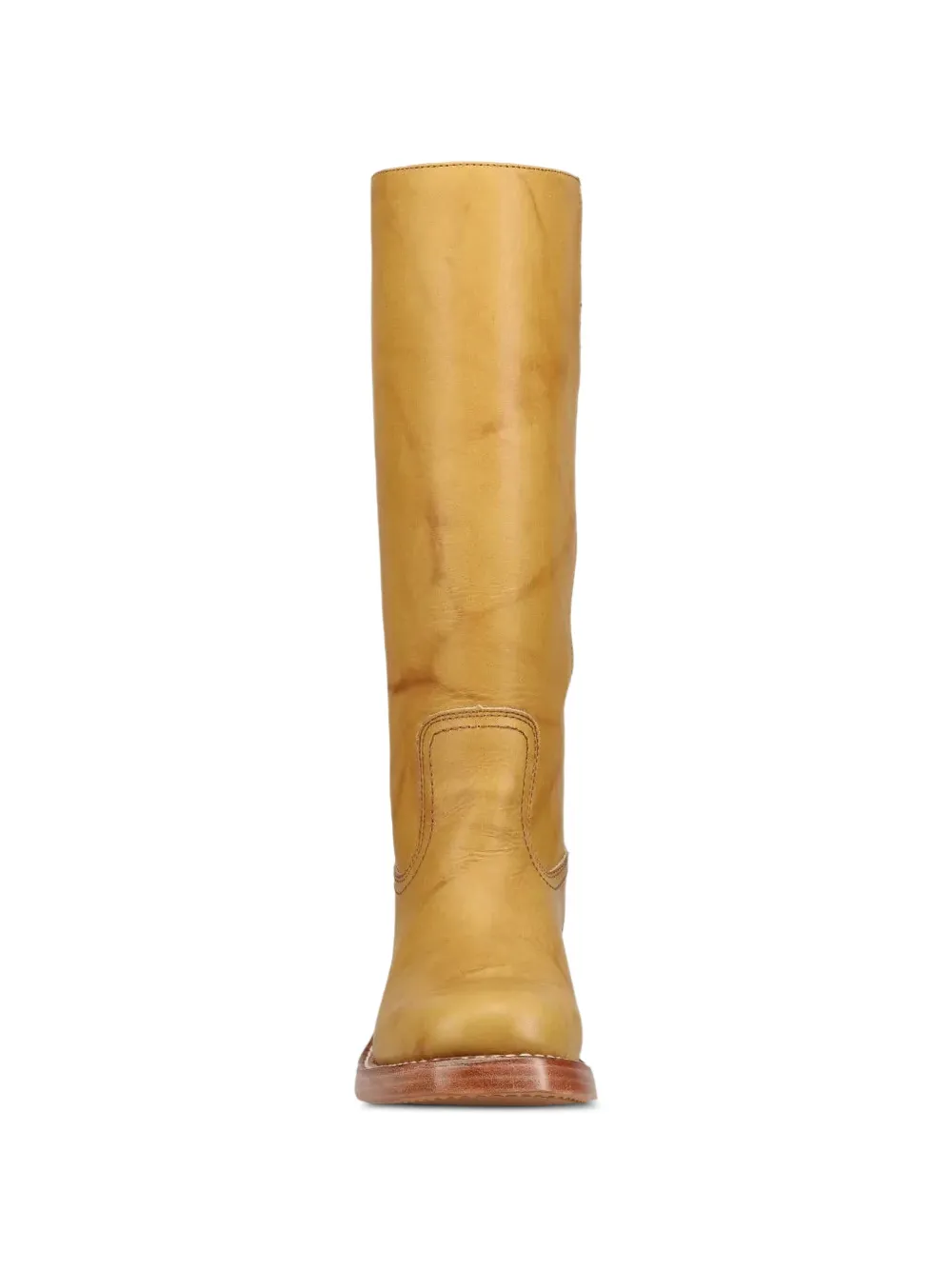 Frye Campus leather boots Geel