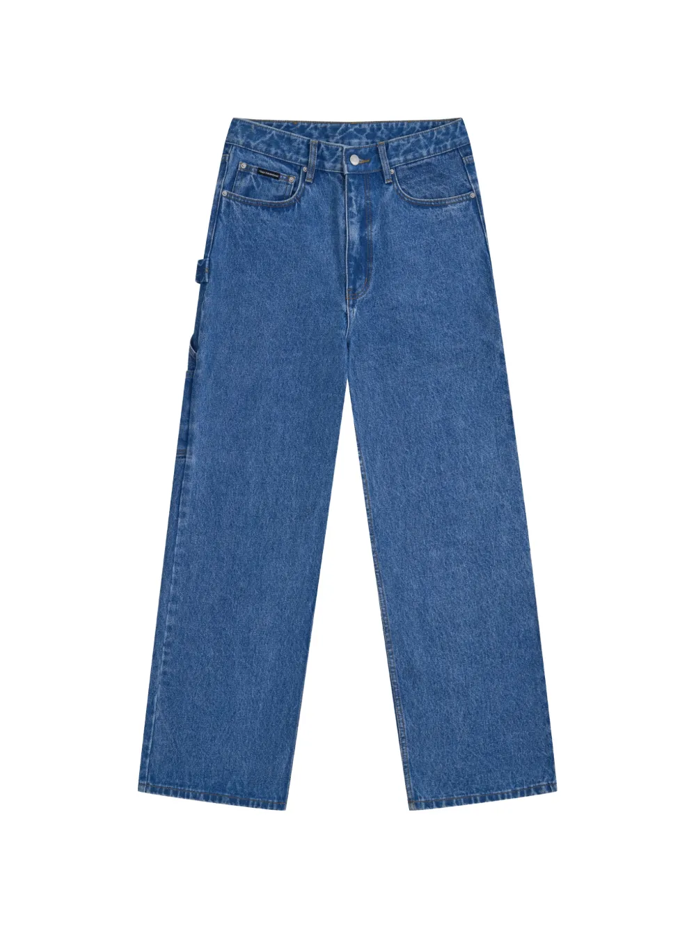 Gosha Rubchinskiy utility denim pocket straight-leg jeans - Blu