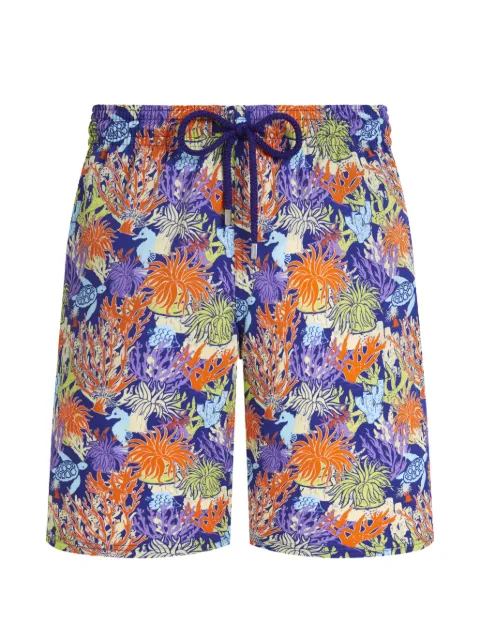 Vilebrequin Aquatic Life flower-pattern swim shorts