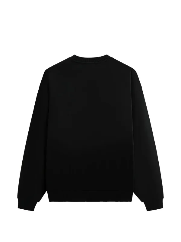 KITH x The Grinch Serif Nelson Crewneck Sweatshirt | Black | FARFETCH
