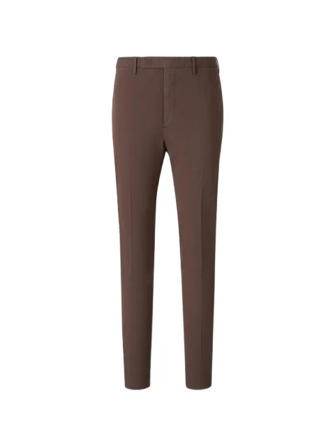Incotex pressed-crease slim-fit trousers