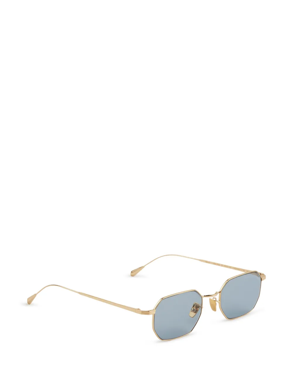 Cutler & Gross Zonnebril met geometrisch montuur Goud