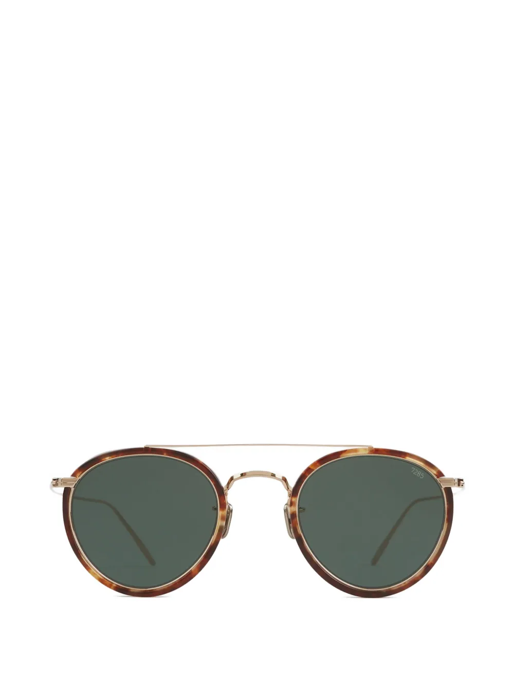 Eyevan7285 tortoiseshell-effect round-frame sunglasses - Marrone