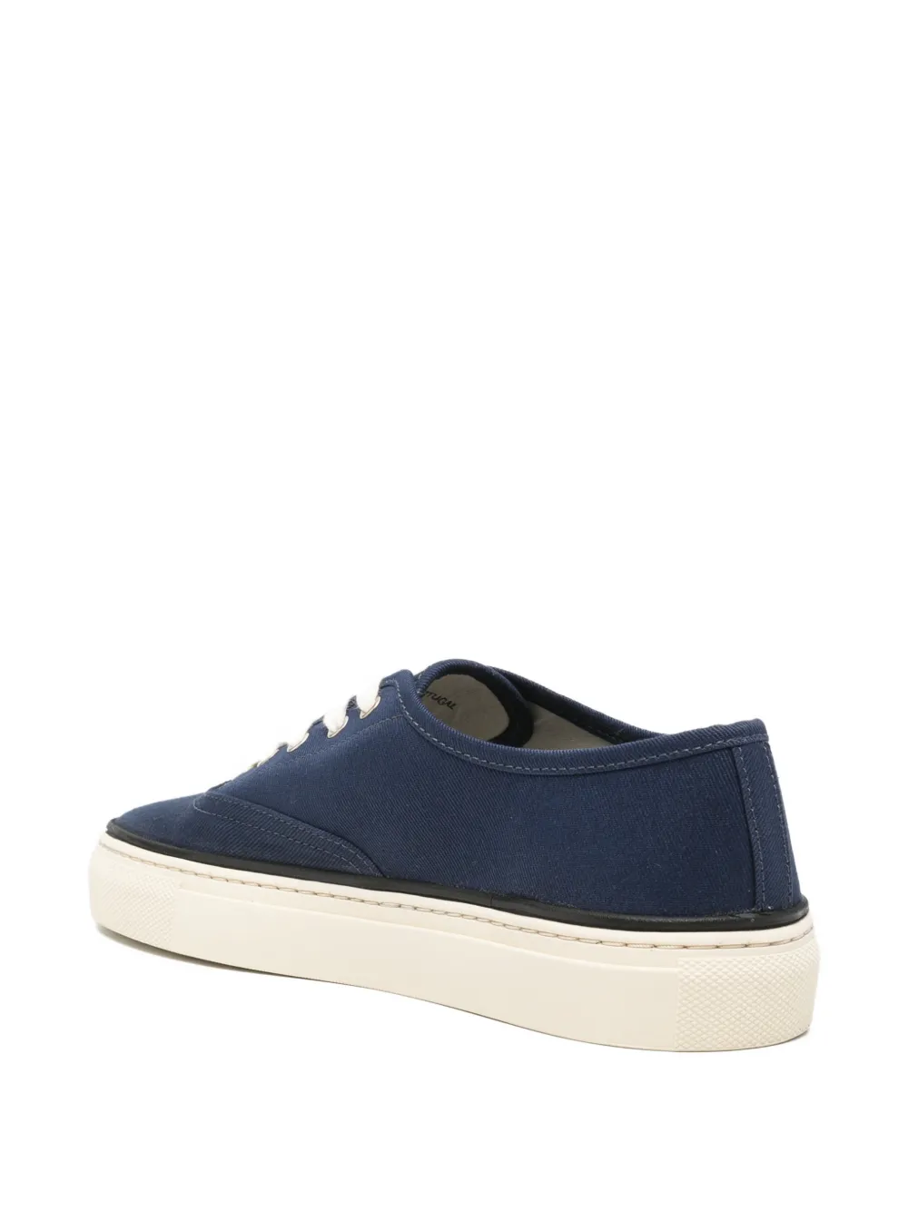 Jacquemus logo-embroidered sneakers Blauw