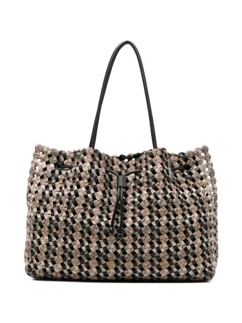 Borbonese woven drawstring tote bag
