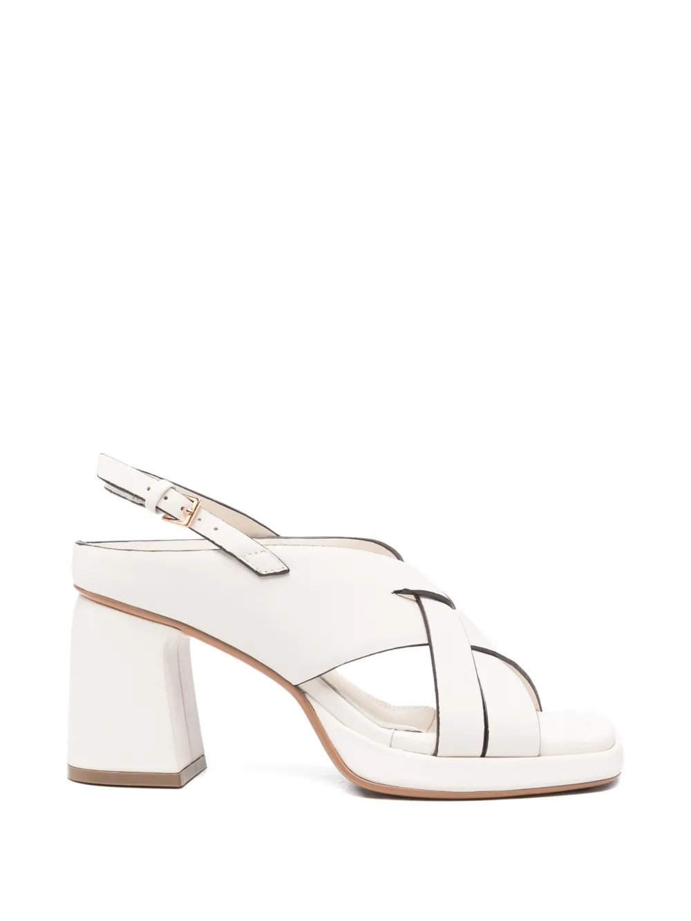 Bruno Premi crossover slingback sandals Wit