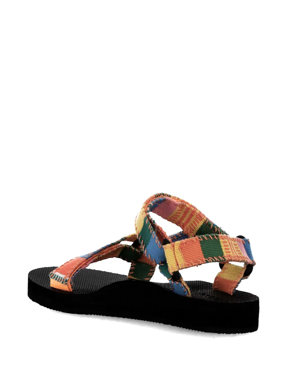 Arizona Love patchwork-strap sandals Blauw