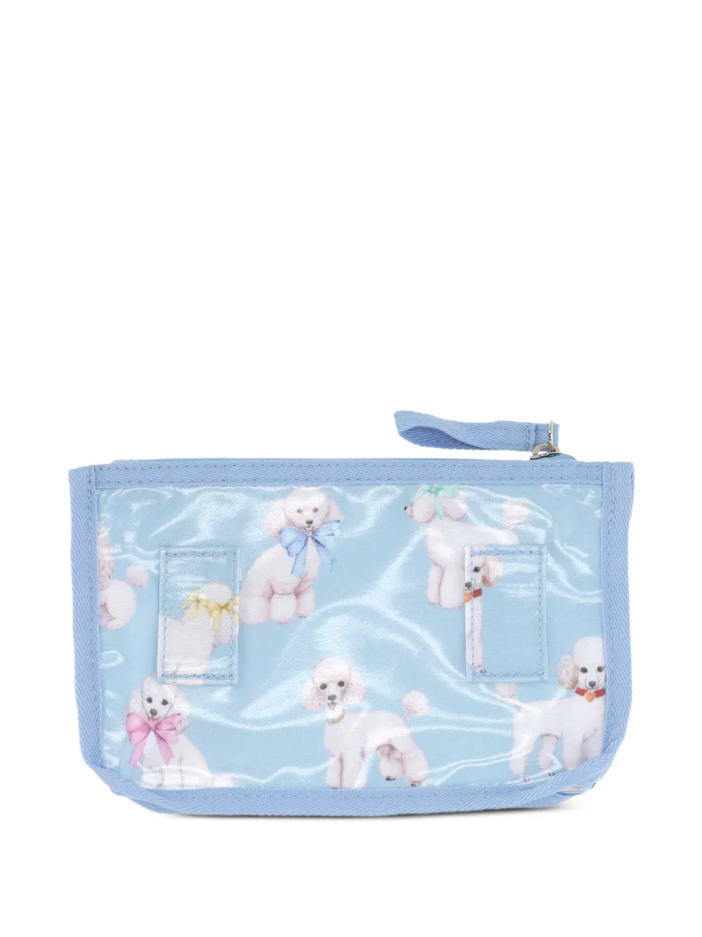 Fiorucci Clutch met poedelprint Blauw