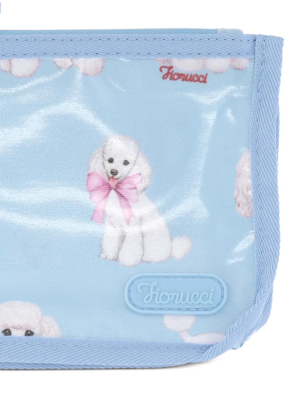 Fiorucci Clutch met poedelprint Blauw