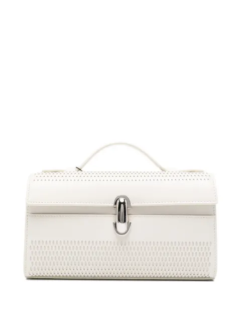 Savette  perforated leather tote bag