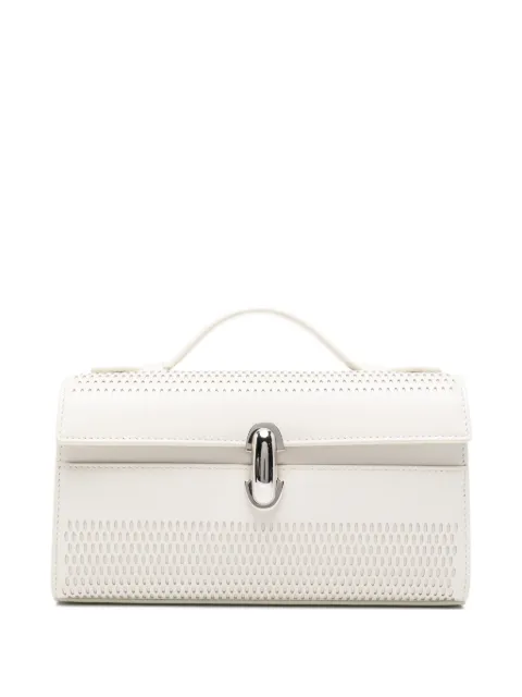 Savette  perforated leather tote bag