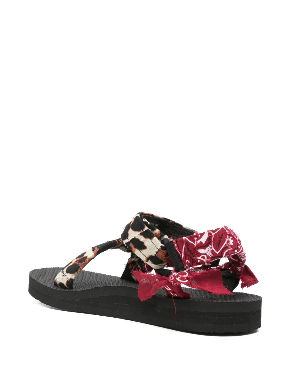 Arizona Love Trekky leopard-print bandana-style sandals Bruin