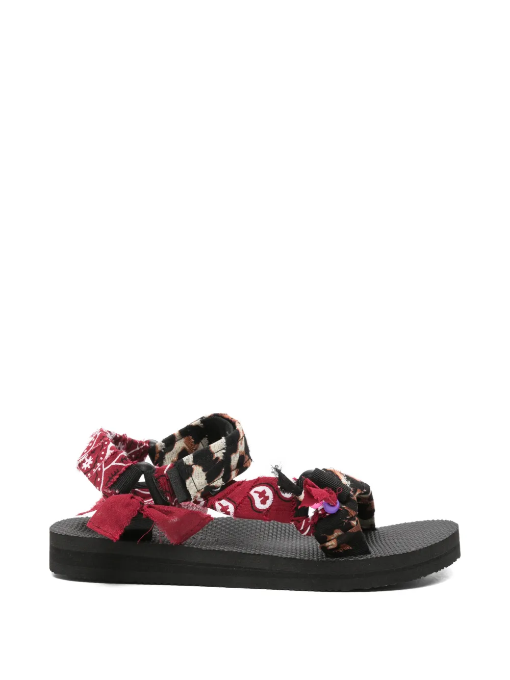 Arizona Love Trekky leopard-print bandana-style sandals Bruin