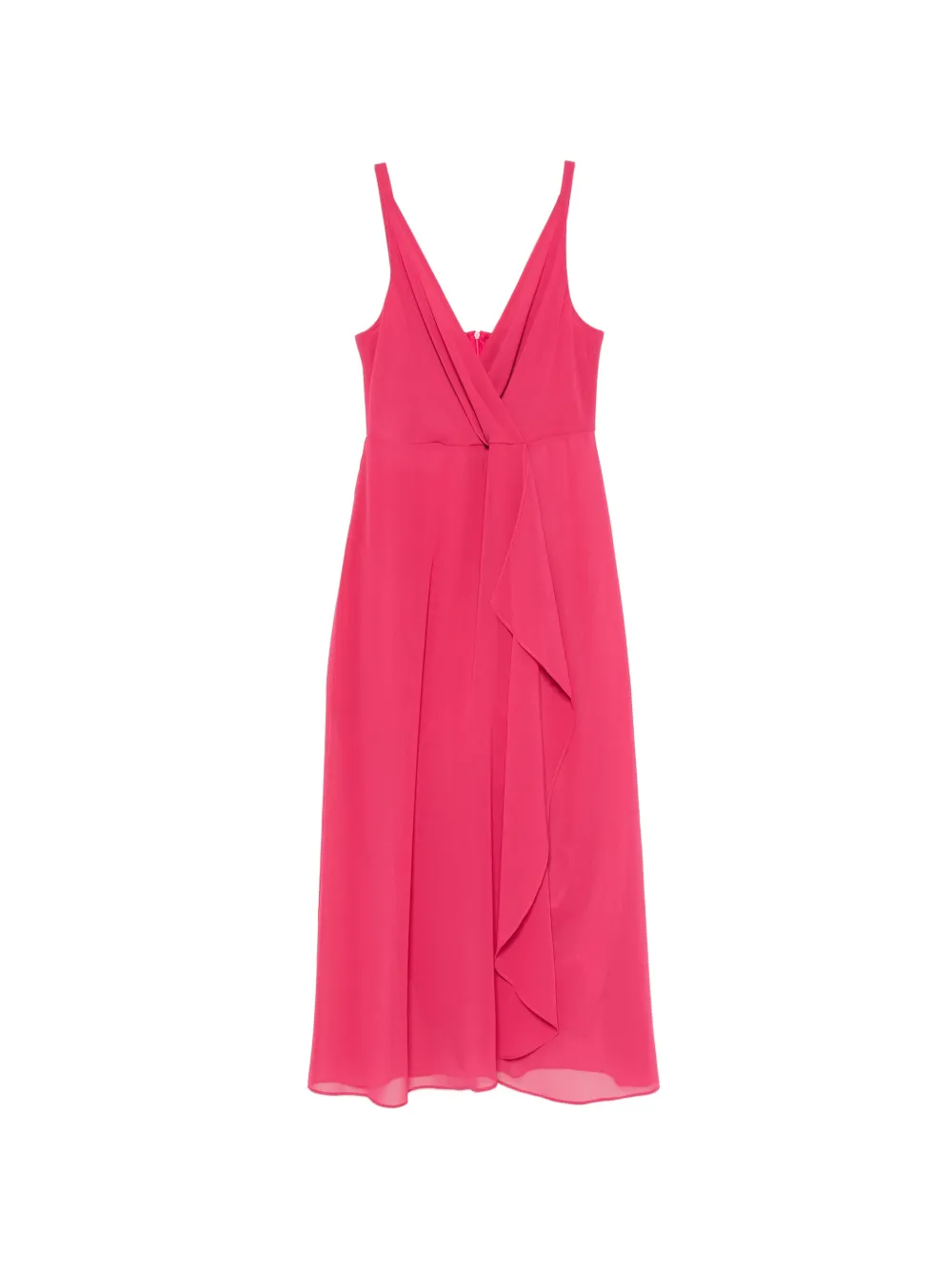 EMME ruffled wrap-style dress - Rosa