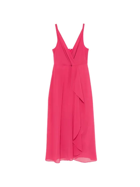 EMME ruffled wrap-style dress
