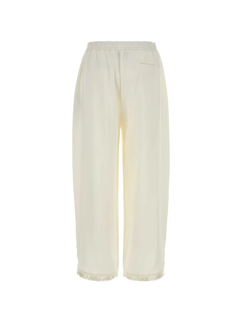 Stella McCartney Broek verfraaid met pailletten Wit