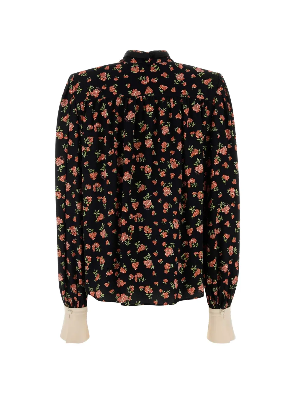 Valentino Garavani Blouse met bloemenprint Zwart