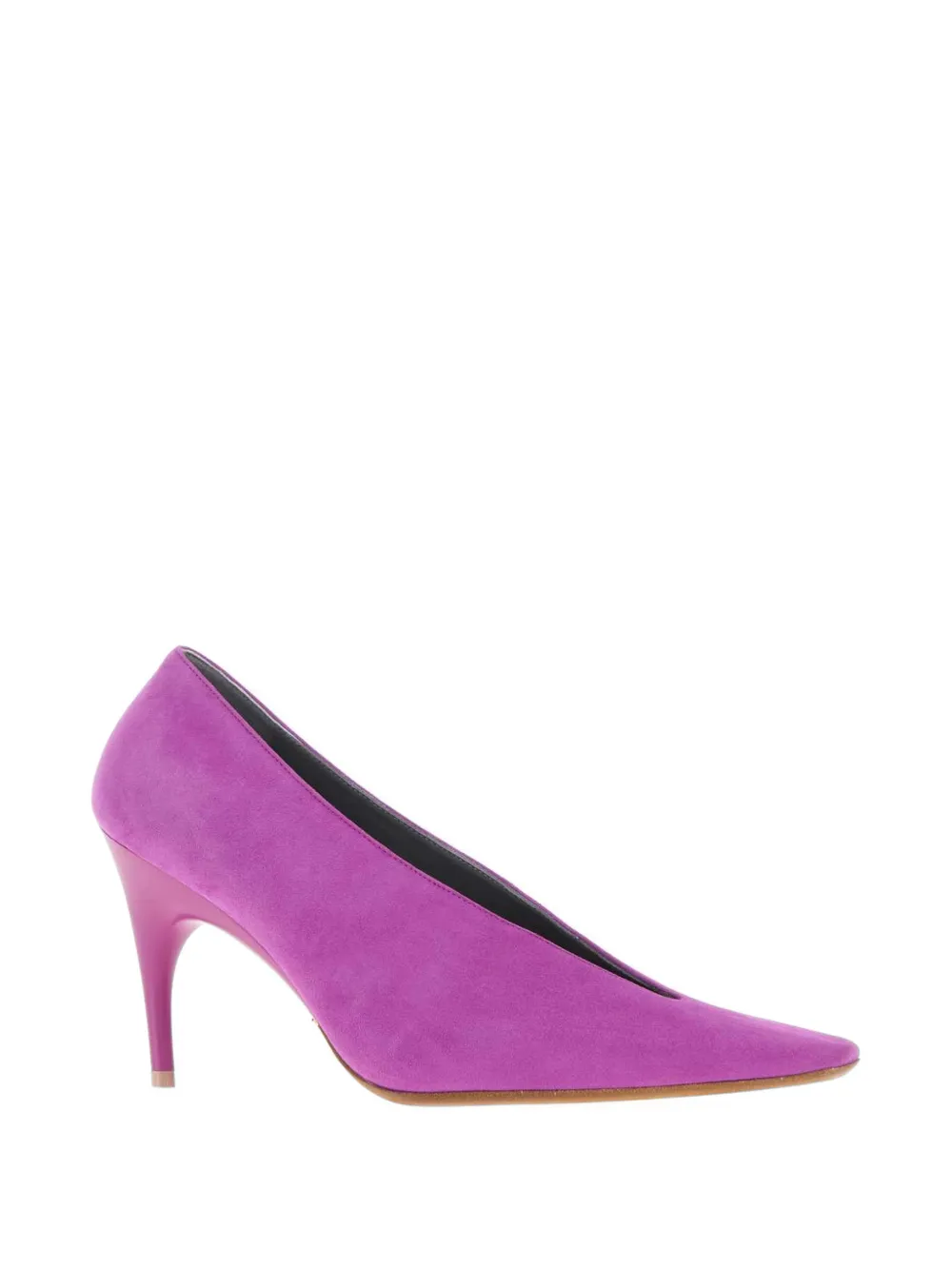 Balenciaga Duchesse suède pumps Paars