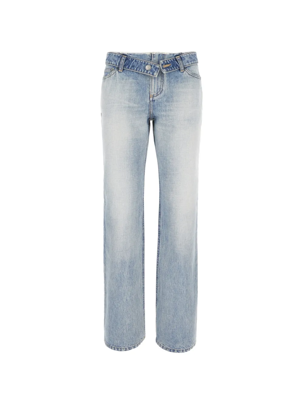 Alexander McQueen faded-effect jeans - Blu