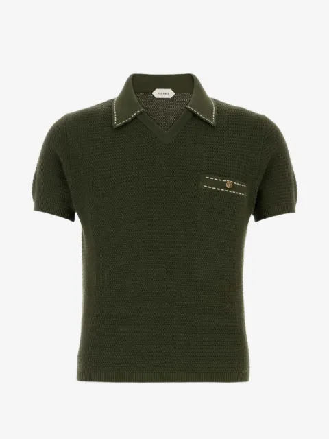 Versace polo-collar T-shirt