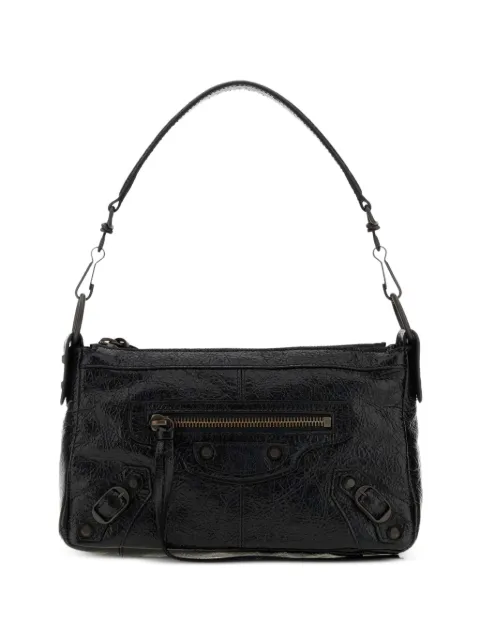 Balenciaga mini Le City Moto leather shoulder bag