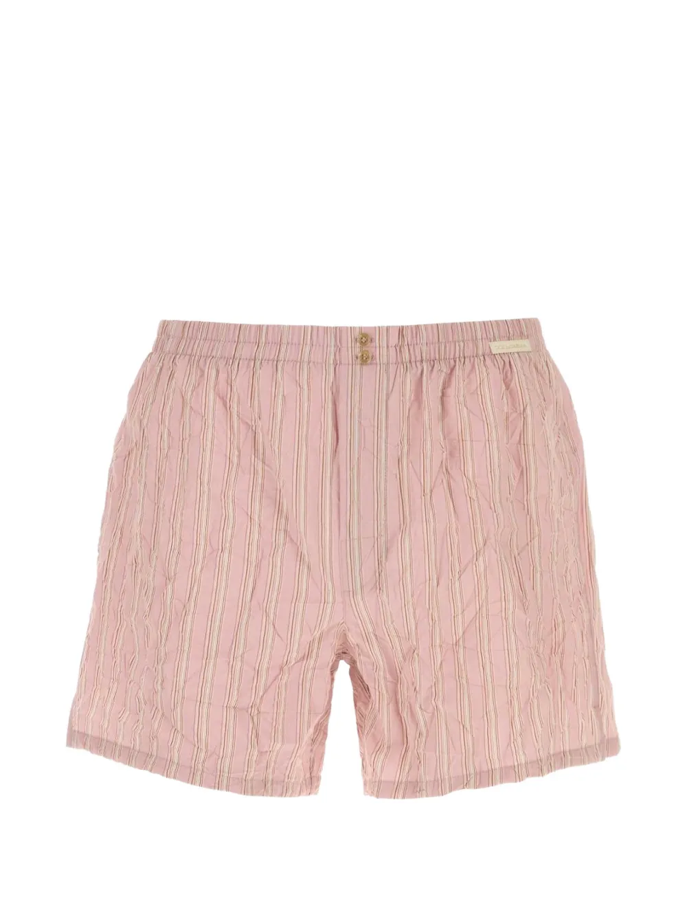 Dolce & Gabbana logo-detail striped boxers - Rosa