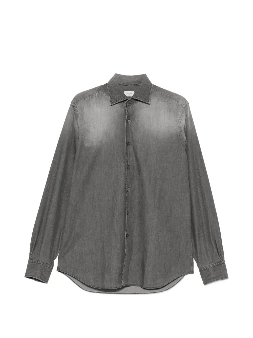 Alessandro Gherardi faded denim shirt - Grau
