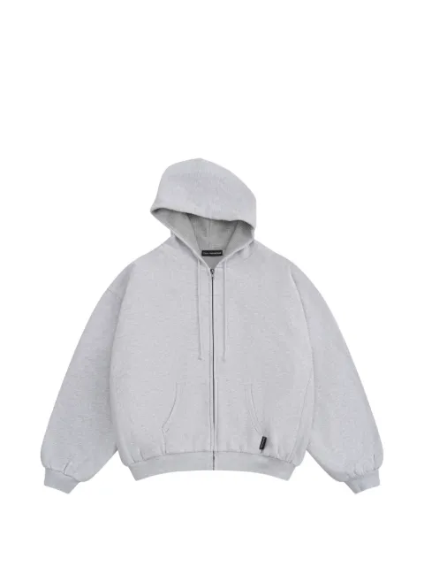 Gosha Rubchinskiy waffle-lined zip-up hoodie
