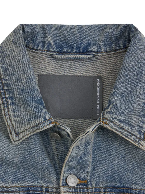 GOSHA RUBCHINSKIY straight-fit Denim Jacket | Blue | FARFETCH ZA