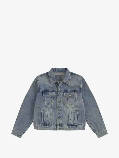 GOSHA RUBCHINSKIY jeansjacka i rak passform