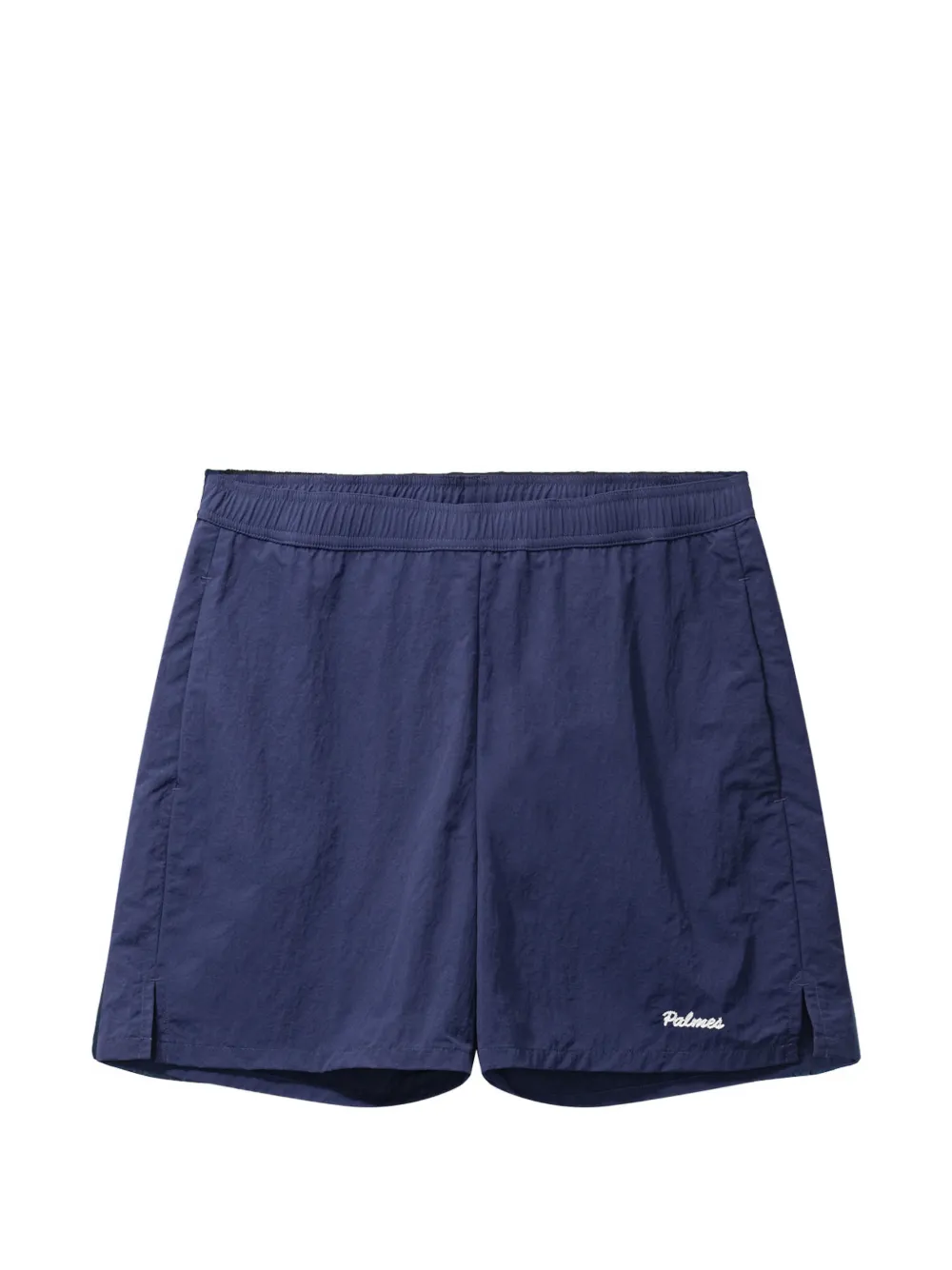 Palmes logo-detail shorts - Blu