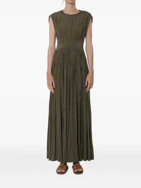 ZIMMERMANN Luna pleated sleeveless dress