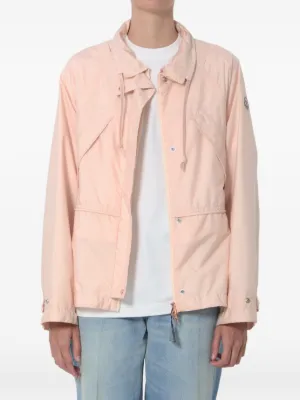 Moncler Reghena drawstring-waist Oversized Jacket | Pink | FARFETCH