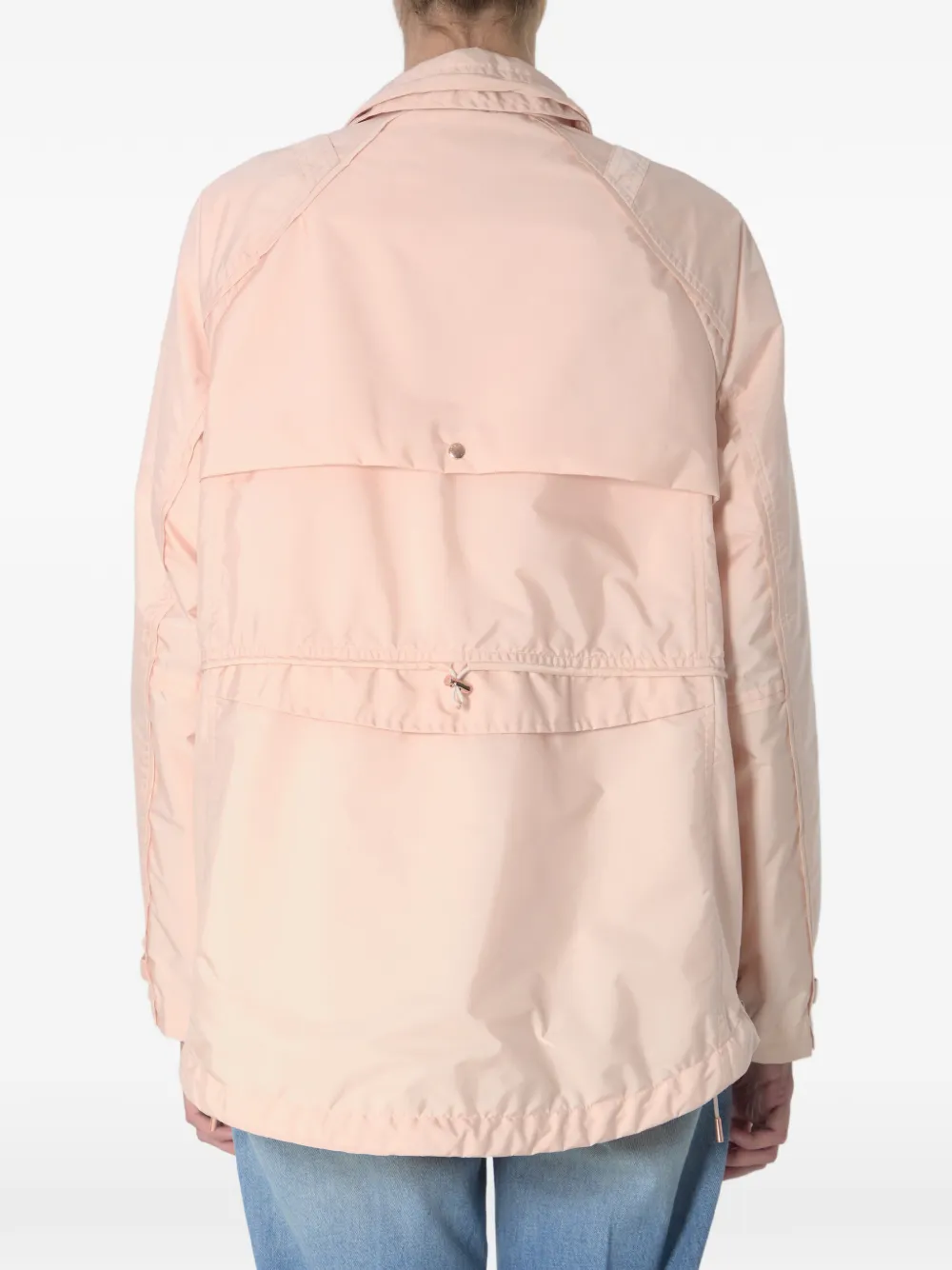 Moncler Reghena drawstring-waist Oversized Jacket | Pink | FARFETCH