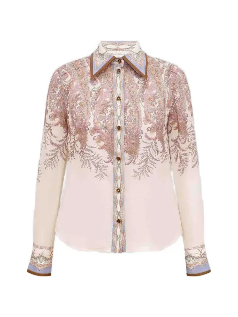 ZIMMERMANN Alchemy paisley-print ramie shirt