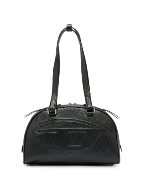 Diesel bolsa 1DR Dome Boston de piel con logo en relieve