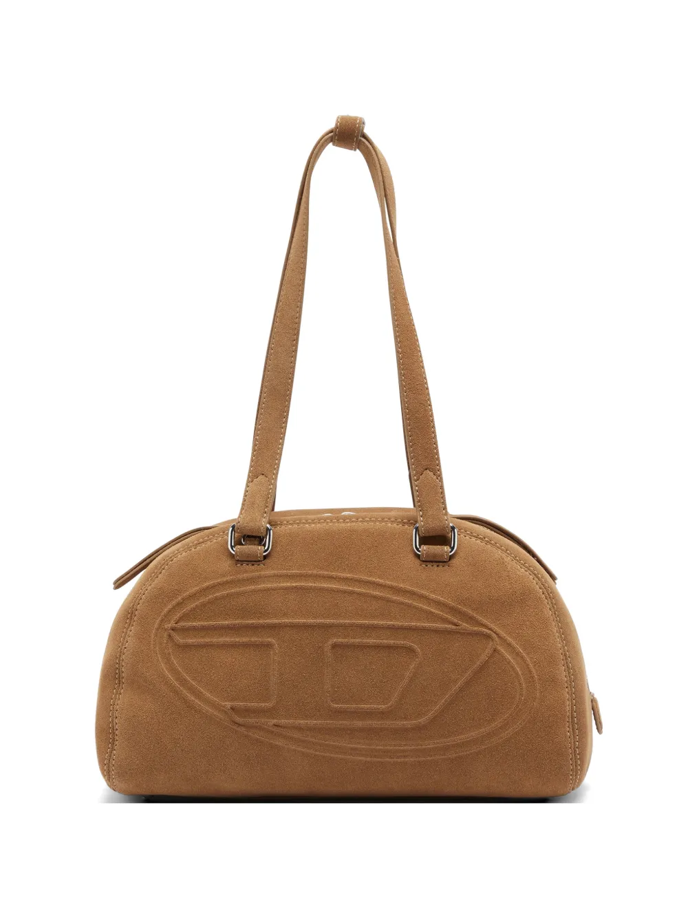 Diesel 1DR Dome suede tote bag - Toni neutri