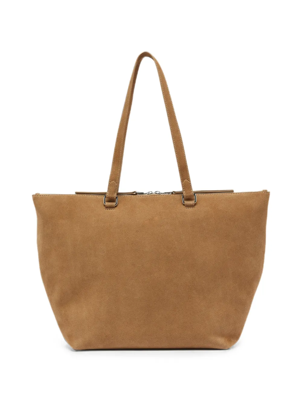 Diesel 1DR Dome suède shopper met Oval D-logo Beige