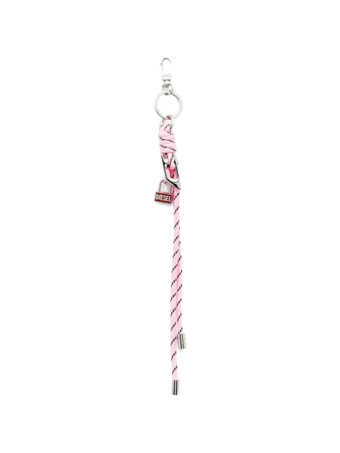 Diesel metal and rope charm with pendant