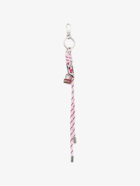 Diesel metal and rope charm with pendant