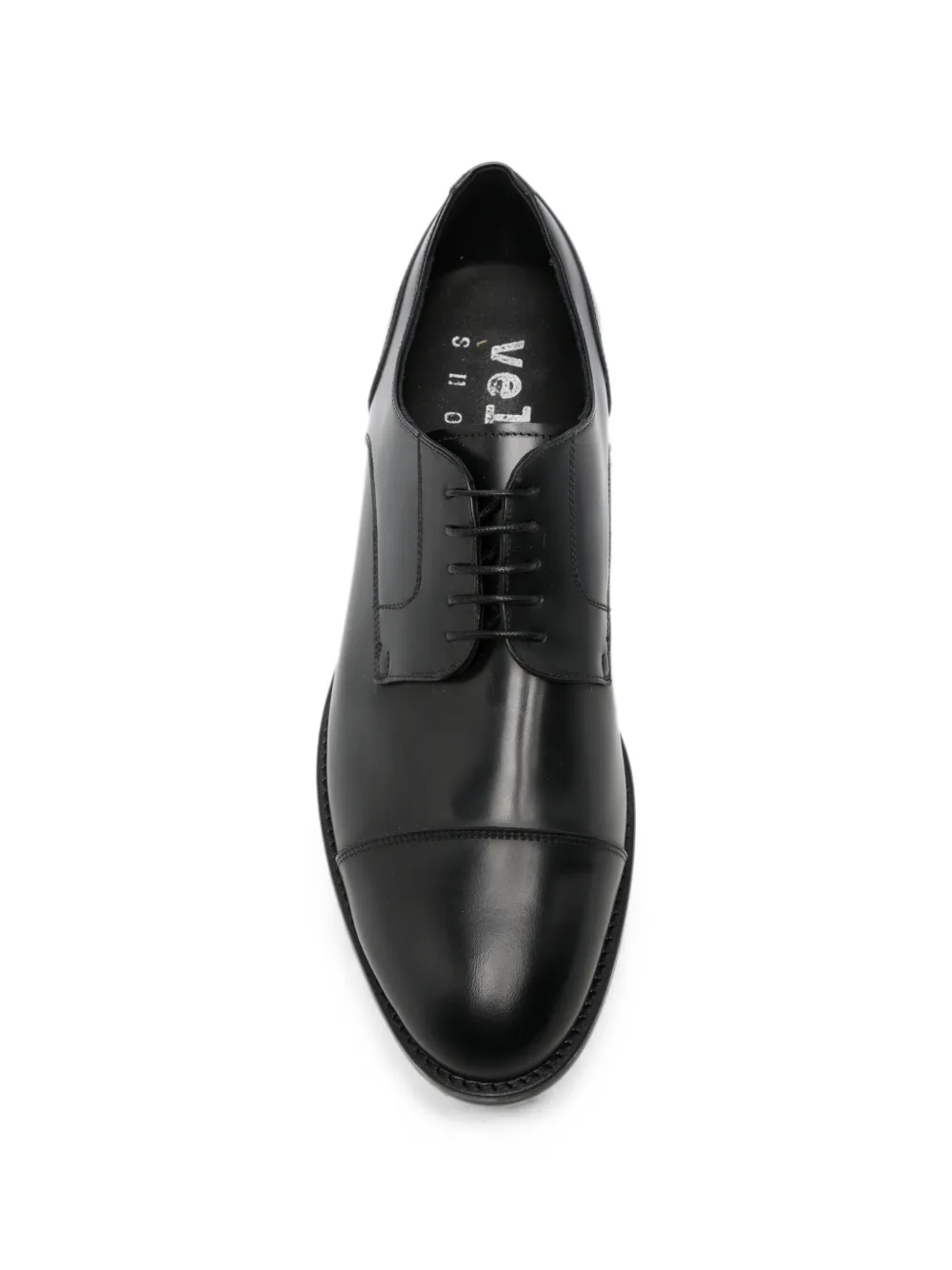 VELA SHOP Leren derby schoenen Zwart